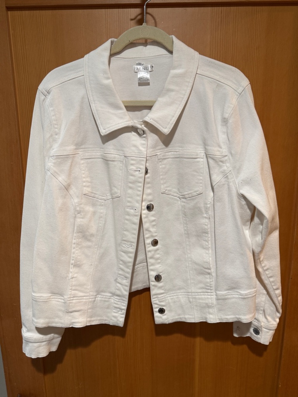 VENUS White Jean Jacket - Picture 3 of 6